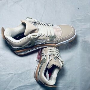 Men's Beige Athletic Sneakers - Casual Comfort